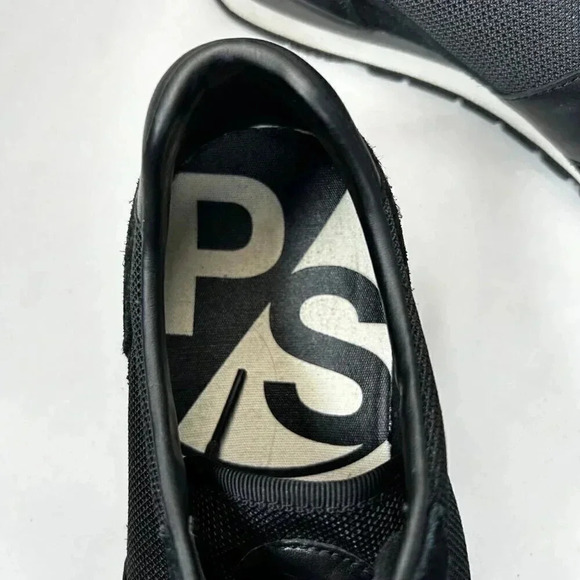 Paul Smith Size 8 Sueded Men’s Sneakers Black Trainers Retro - Picture 7 of 9